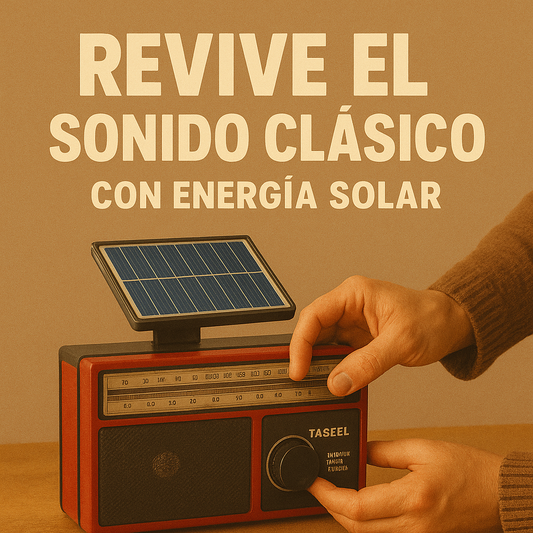 RetroBoom™ – Transmite potencia de sonido con estilo retro.