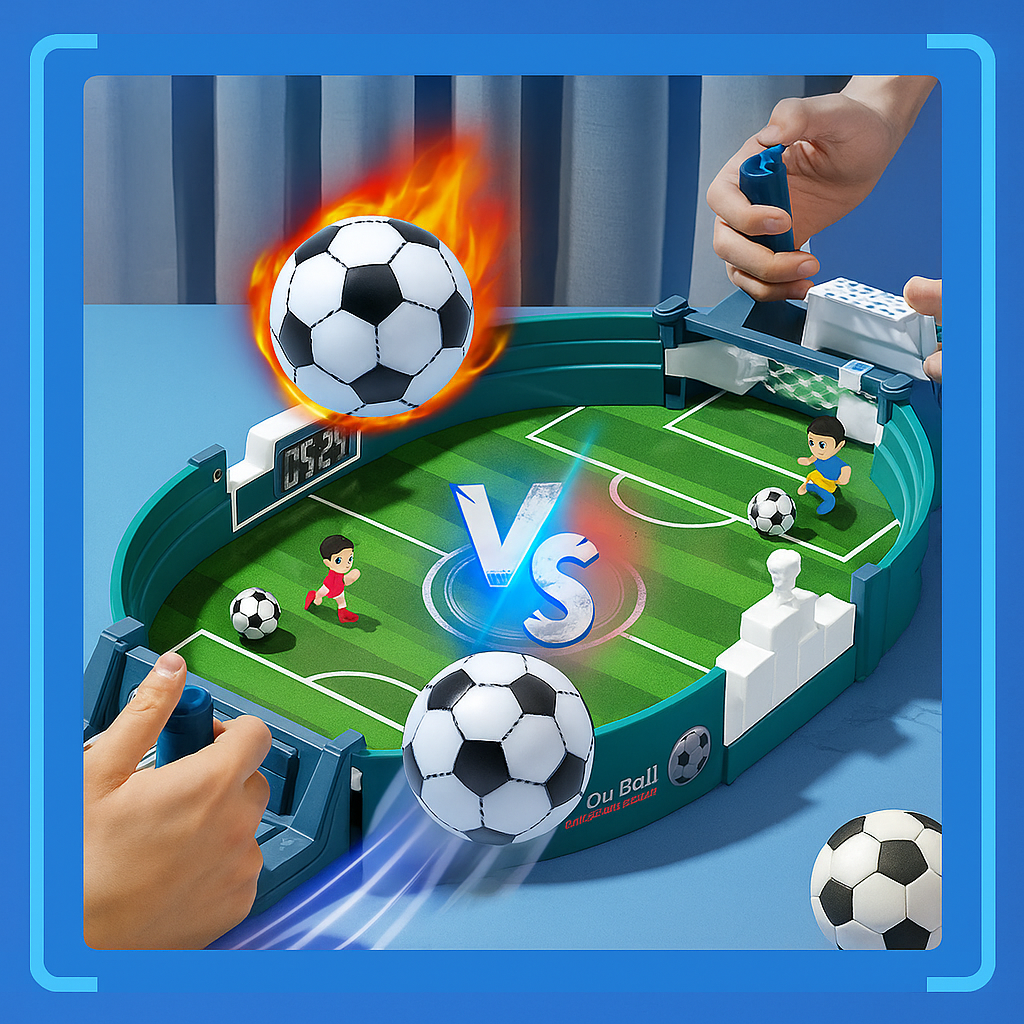 Juego de Fútbol de Mesa para 2 Jugadores